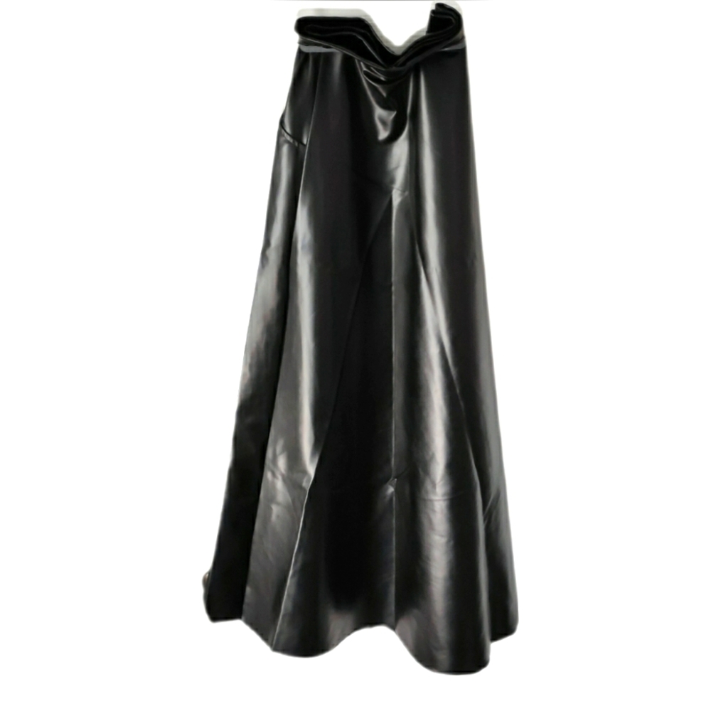 New Ashley Stewart 4X Faux Leather Long Maxi Skirt
